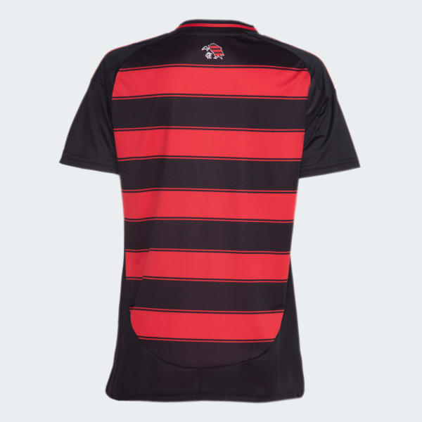 Camisa Feminina Flamengo 25/26 Home Adidas Torcedor - Vermelha e Preta