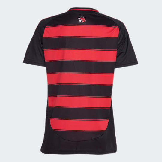 Camisa Feminina Flamengo 25/26 Home Adidas Torcedor - Vermelha e Preta