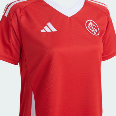 Camisa Feminina Internacional 25/26 Home Adidas Torcedor - Vermelha