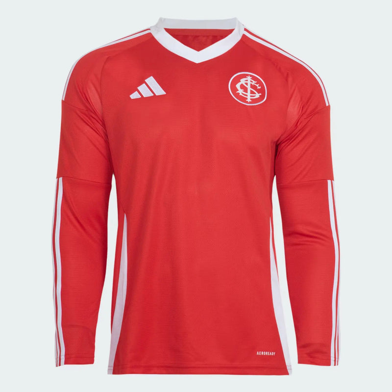 Camisa Internacional Manga Longa 25/26 Home Adidas Torcedor - Vermelha