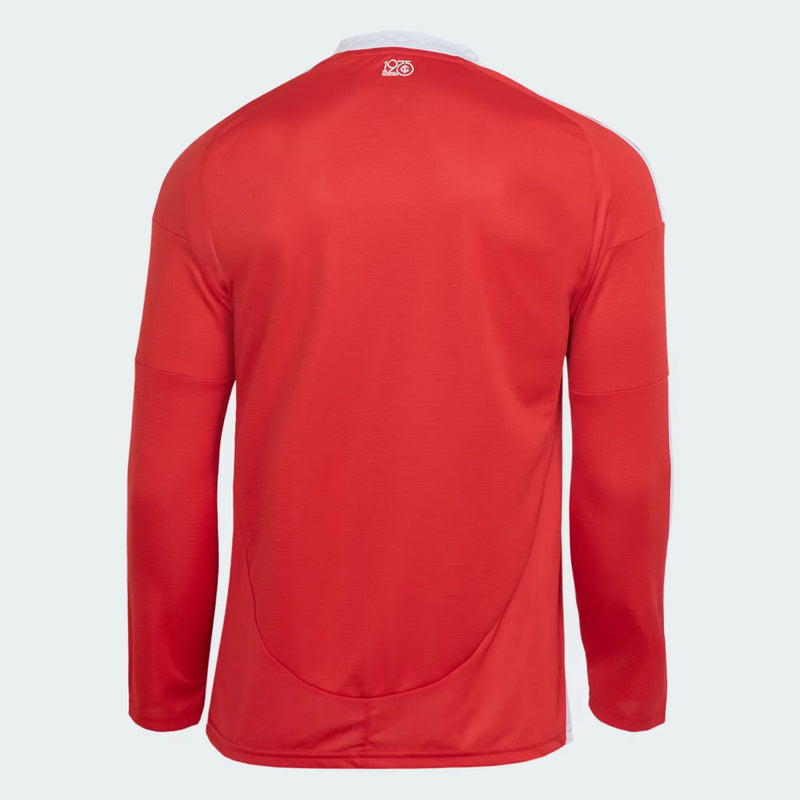 Camisa Internacional Manga Longa 25/26 Home Adidas Torcedor - Vermelha