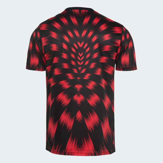 Camisa Pré-Jogo Flamengo 25/26 Adidas - Vermelha e Preta