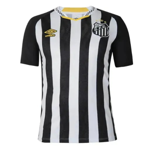 Camisa Santos 25/26 Umbro Away Torcedor - Preta e Branca