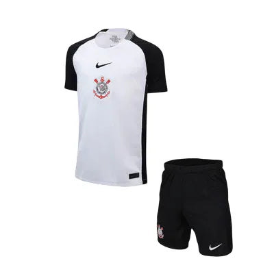Conjunto Infantil Corinthians 25/26 Home Nike Torcedor