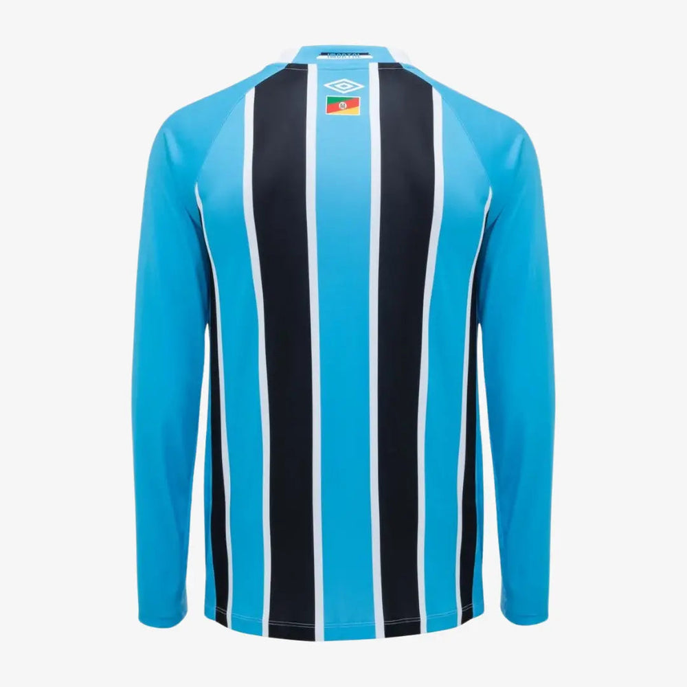 Camisa Grêmio Manga Longa 25/26 Home Umbro Torcedor - Azul