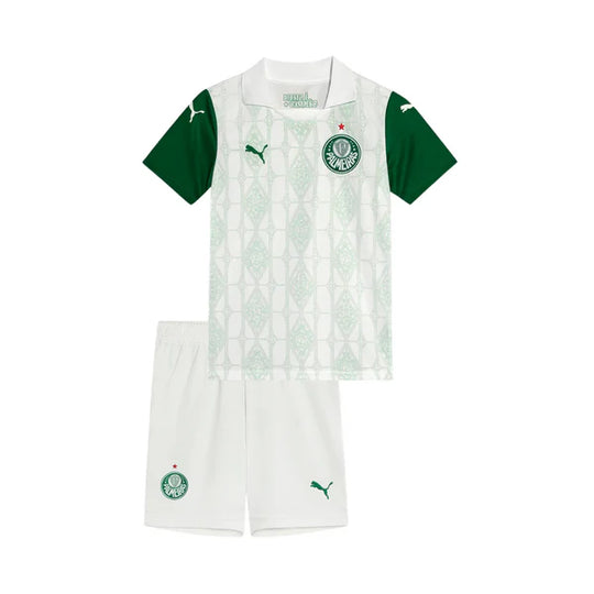 Conjunto Infantil Palmeiras Away 25/26 Puma - Branca