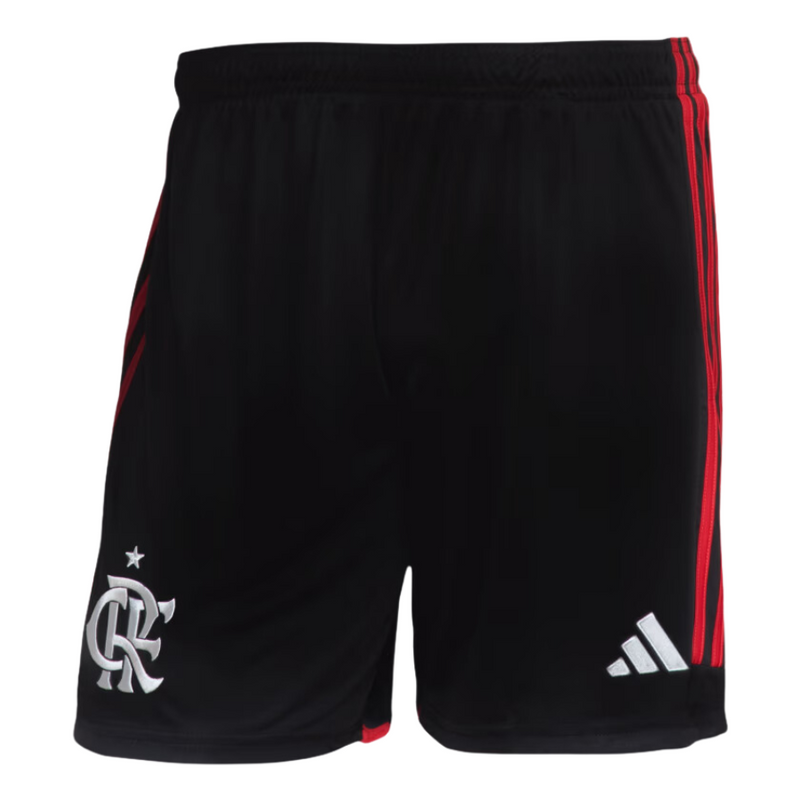 Conjunto Infantil Flamengo Adidas Away Torcedor 24/25