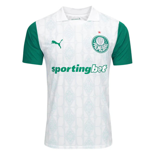 Camisa Palmeiras 25/26 Puma Away Torcedor - Branca
