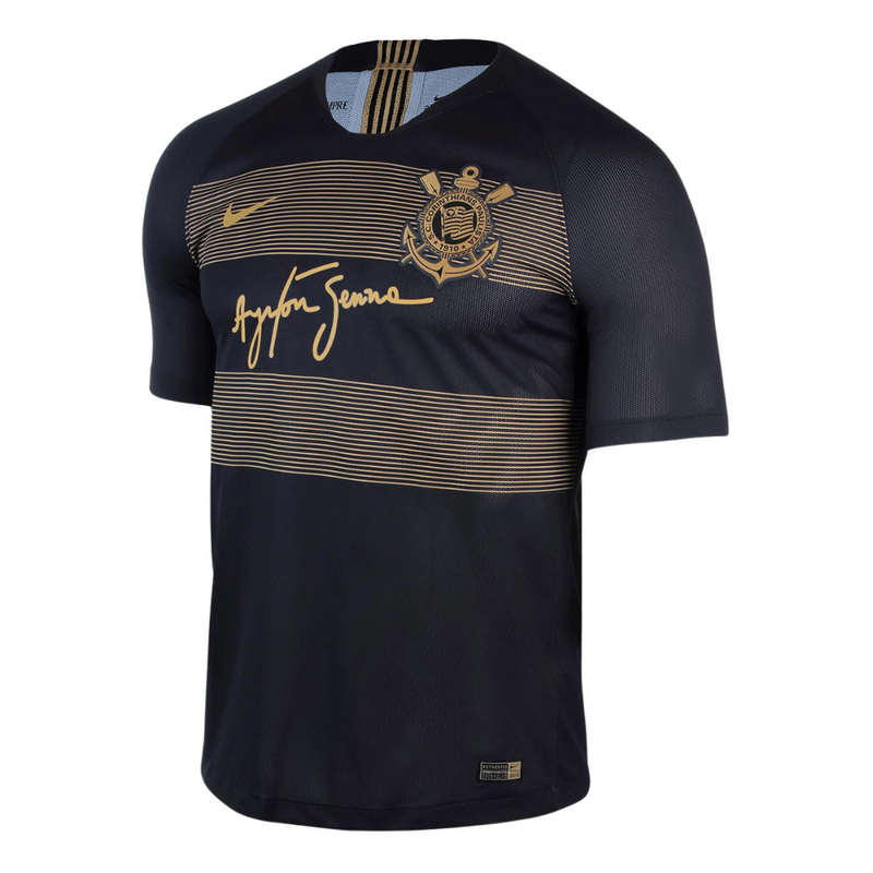 Camisa Retrô Corinthians 2018/19 Ayrton Senna Torcedor Nike