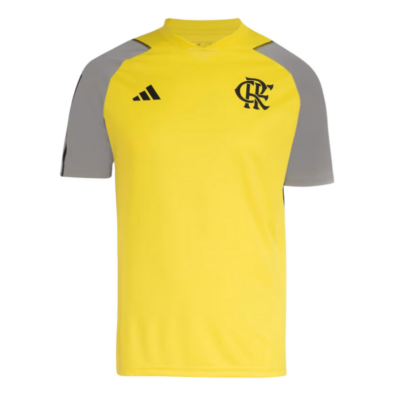 Camisa Flamengo Treino Adidas Masculina Torcedor 24/25 - Amarela