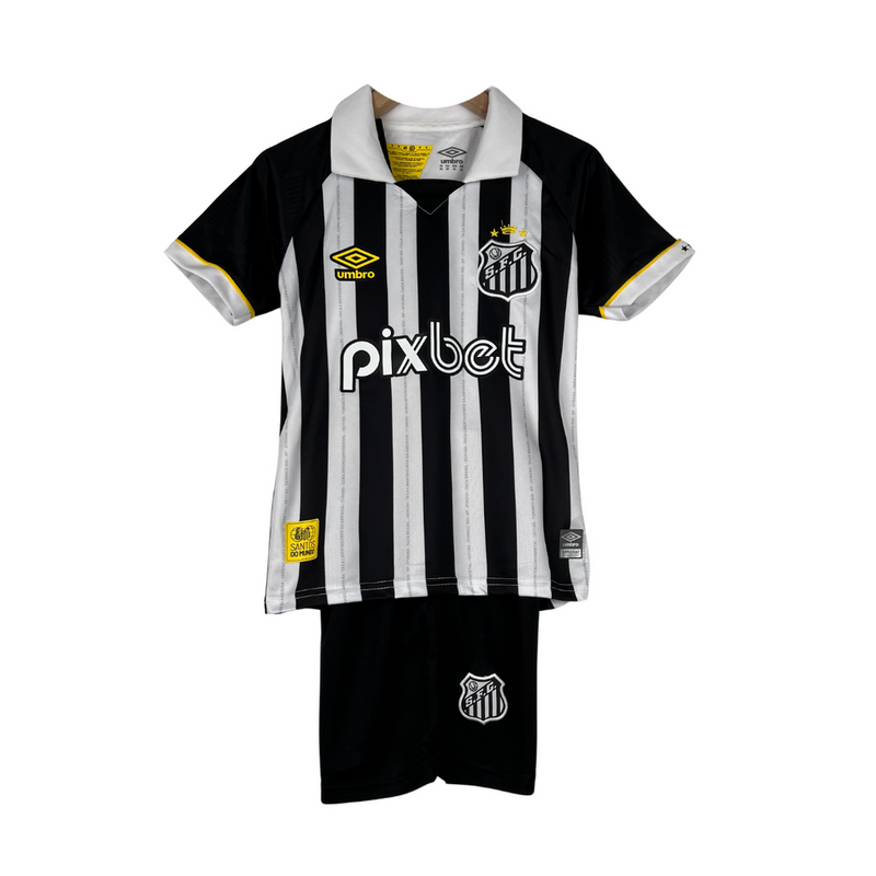 Conjunto Infantil Santos Away Umbro Torcedor 23/24