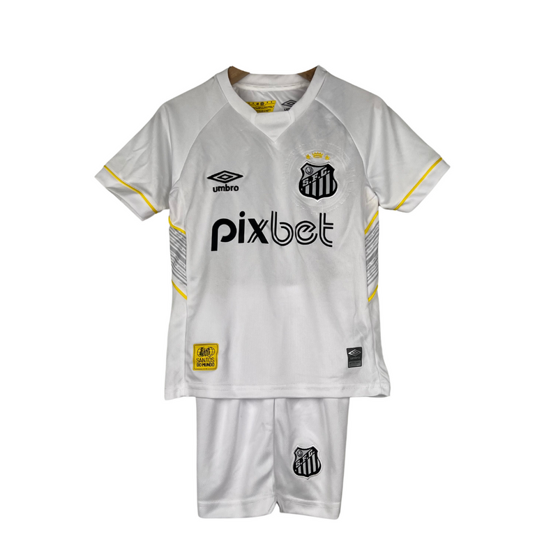 Conjunto Infantil Santos Home Umbro Torcedor 23/24