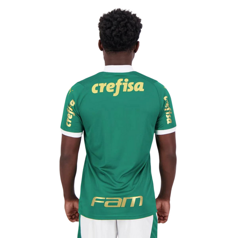 Camisa Palmeiras Home Todos Patrocinadores e Patch 2024/25 Torcedor Puma - Verde