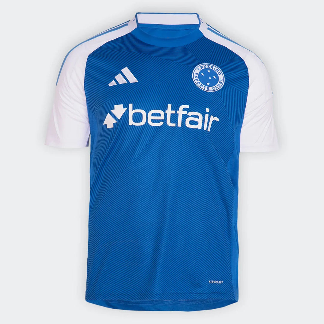 Camisa Cruzeiro 25/26 Home Adidas Torcedor - M. Pereira Nº10