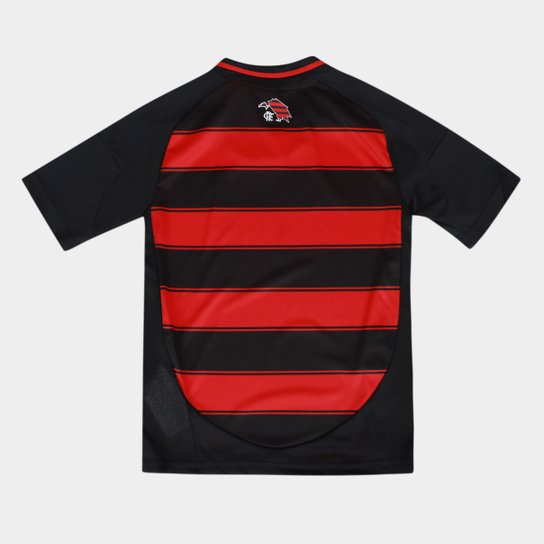 Conjunto Infantil Flamengo 25/26 Home Adidas - Vermelho e Preto