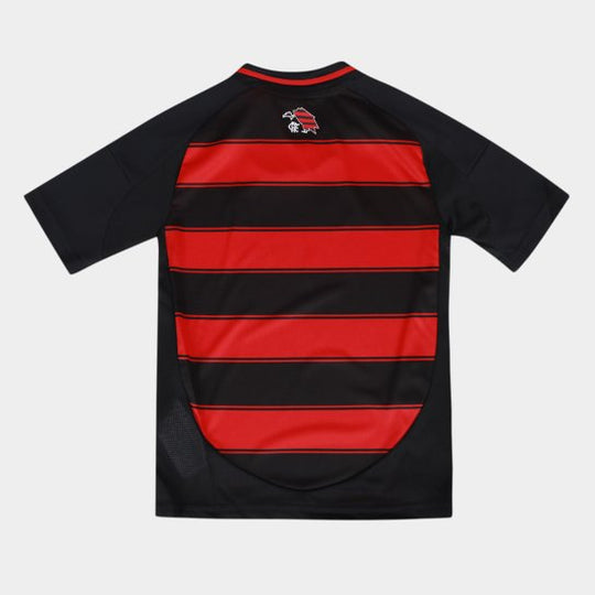 Conjunto Infantil Flamengo 25/26 Home Adidas - Vermelho e Preto