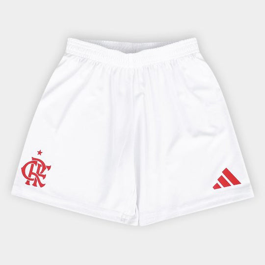 Conjunto Infantil Flamengo 25/26 Home Adidas - Vermelho e Preto