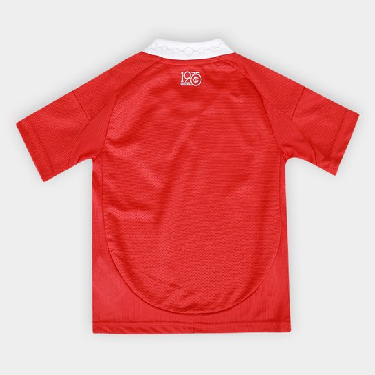 Conjunto Infantil Internacional 25/26 Home Adidas - Vermelho