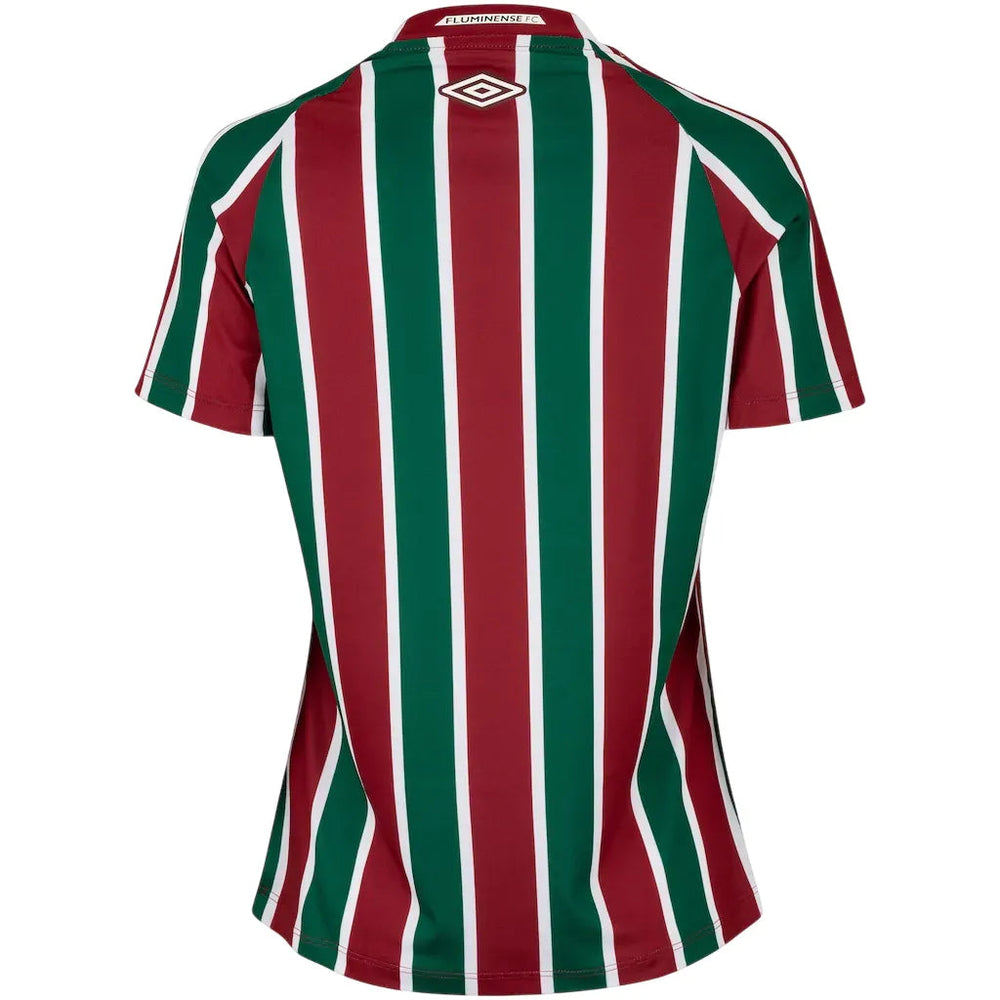 Camisa Feminina Fluminense 25/26 Umbro Home Torcedor - Vinho e Verde