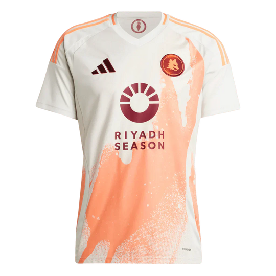 Camisa Roma 24/25 Away Adidas Torcedor - Branca