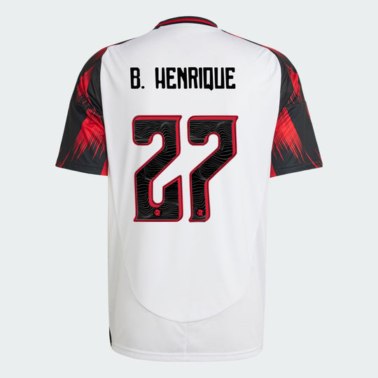 Camisa Flamengo 25/26 Away Adidas Torcedor - B. Henrique Nº27