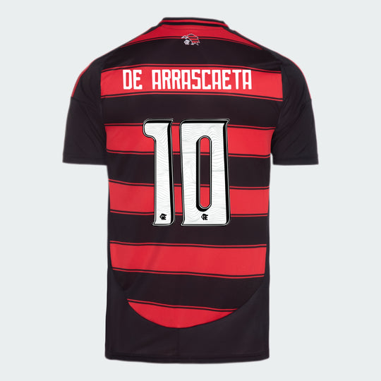 Camisa Flamengo 25/26 Home Adidas Torcedor - De Arrascaeta Nº10