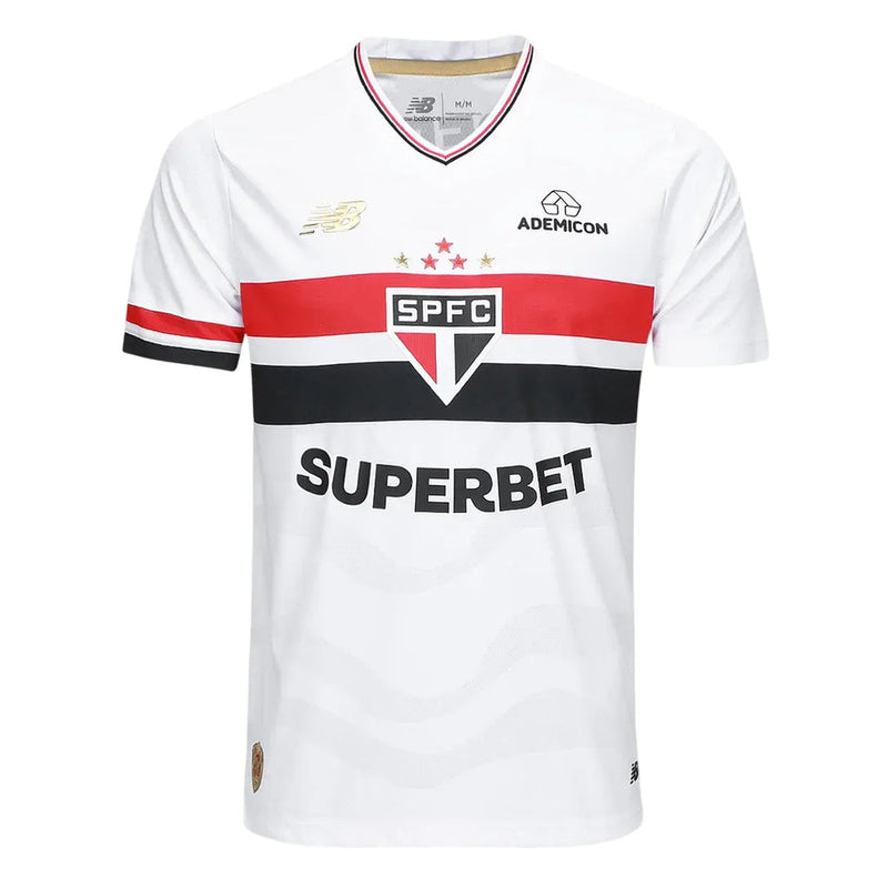 Camisa São Paulo Home Masculina 25/26 Versão Jogador New Balance