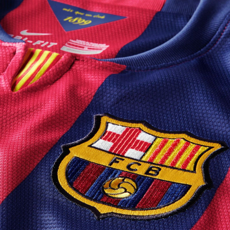 Camisa Retrô Barcelona Home 14/15 Nike Torcedor Masculina