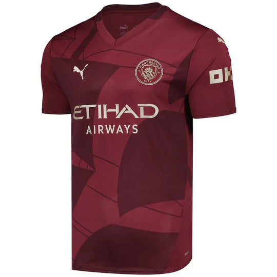 Camisa Manchester City 24/25 Third Puma Torcedor - Vinho