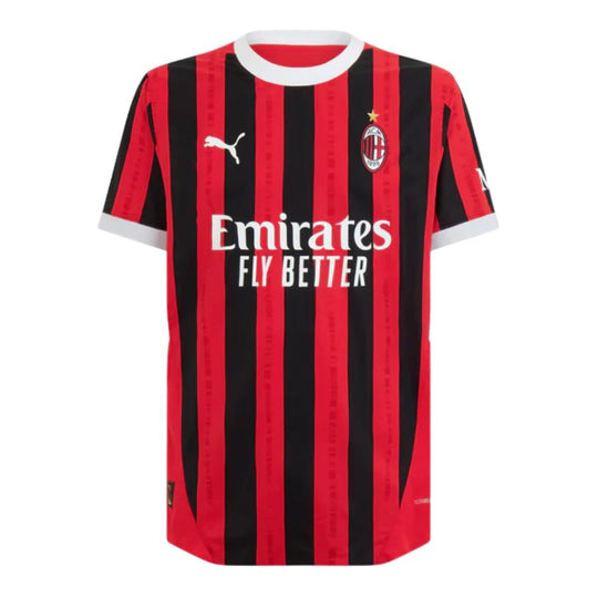 Camisa Milan 24/25 Home Puma Torcedor - Vermelho e Preto