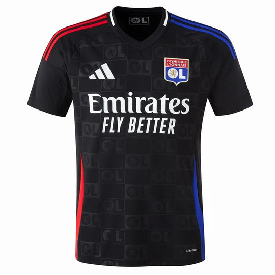 Camisa Lyon 24/25 Away Adidas Torcedor - Preta