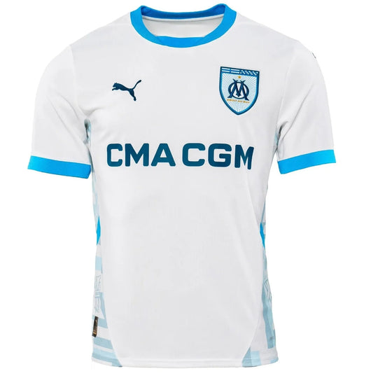 Camisa Olympique de Marseille 24/25 Home Puma Torcedor - Branca