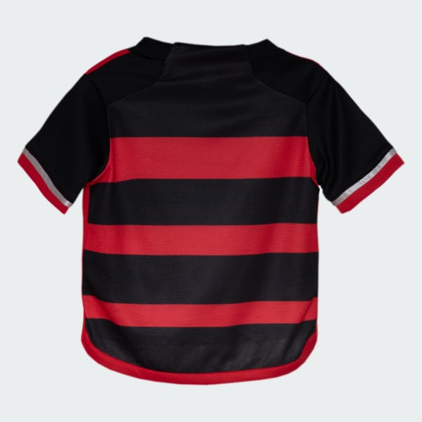 Conjunto Infantil Flamengo Adidas Home Torcedor 24/25