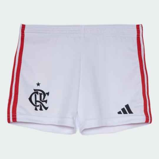 Conjunto Infantil Flamengo Adidas Home Torcedor 24/25