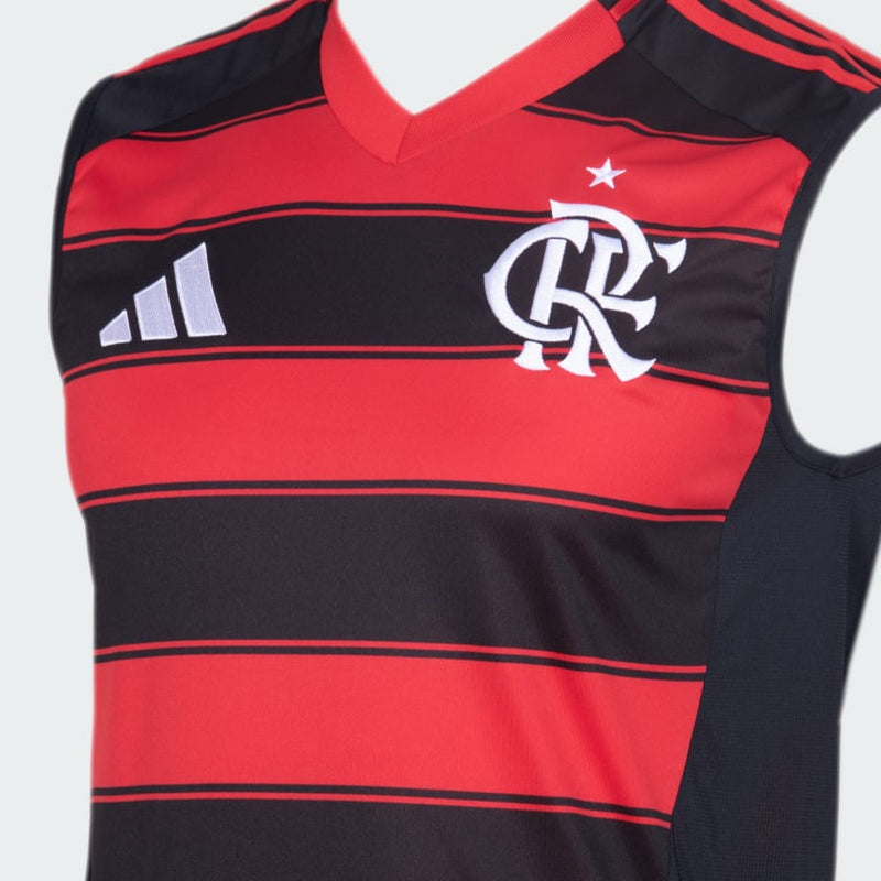 Regata Flamengo 25/26 Home Adidas Torcedor - Vermelha e Preta