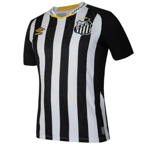 Camisa Santos 25/26 Umbro Away Jogador - Preta e Branca