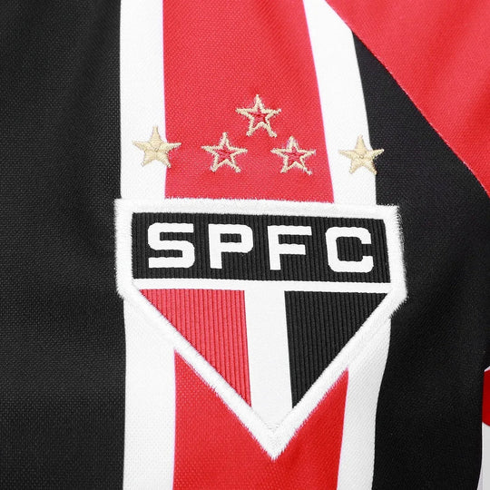 Camisa São Paulo Away Feminina 25/26 Torcedor New Balance Masculina - Vermelha e Preta