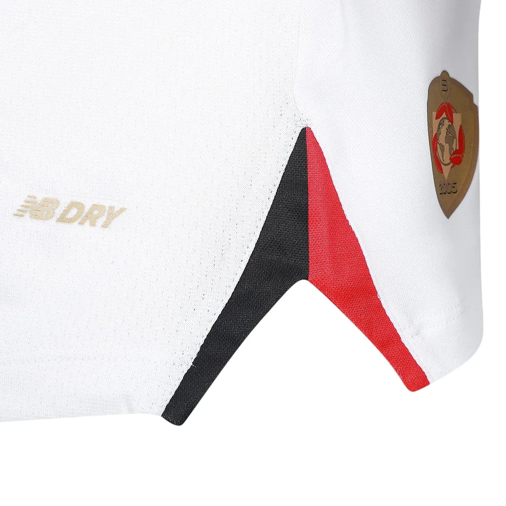 Camisa São Paulo Home Feminina 25/26 Torcedor New Balance Masculina - Branco e Vermelho