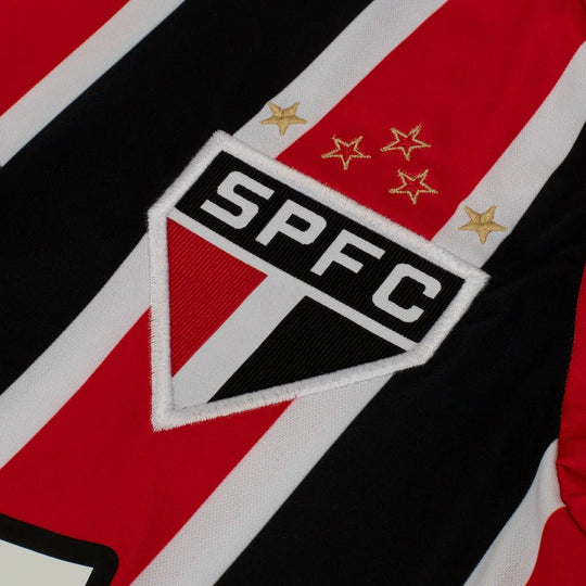 Camisa São Paulo Away Masculina 25/26 Torcedor New Balance Masculina - Vermelha e Preta