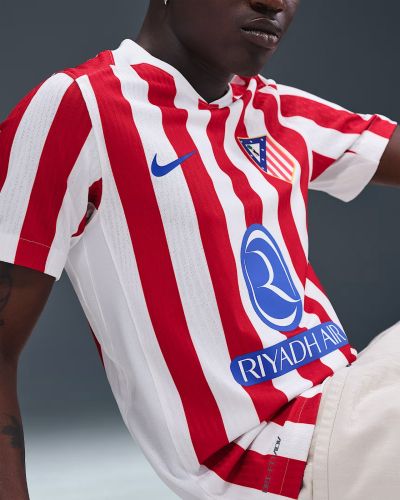 Camisa Atlético de Madrid 25/26 Home Nike Torcedor - Vermelha e Branca
