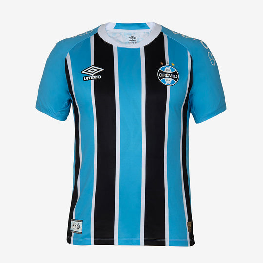 Camisa Grêmio 25/26 Home Umbro Jogador - Preto e Azul