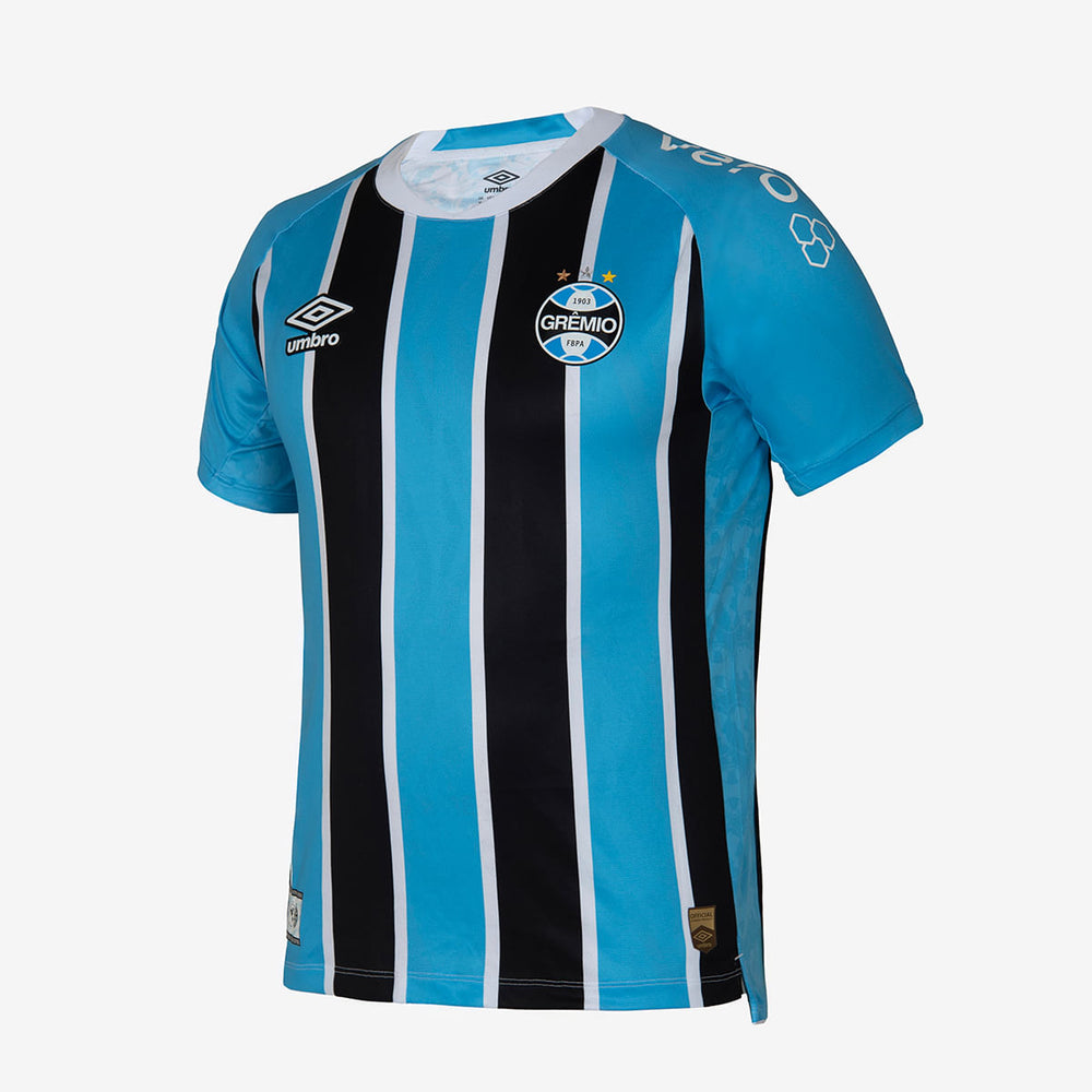 Camisa Grêmio 25/26 Home Umbro Jogador - Preto e Azul