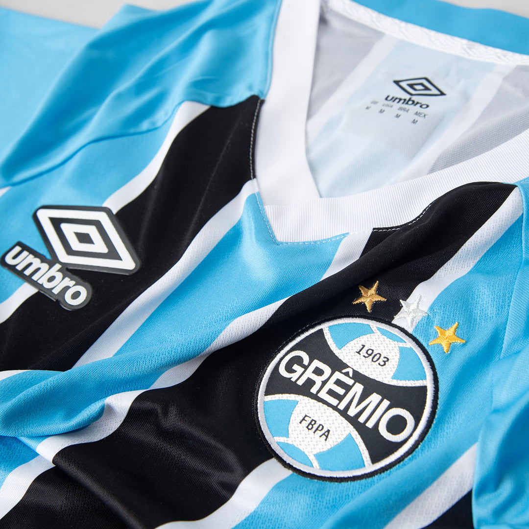 Camisa Grêmio 25/26 Home Umbro Torcedor - Azul e Preto