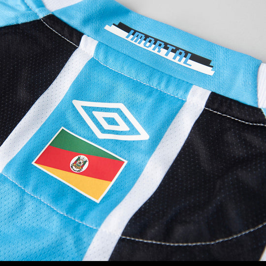 Camisa Feminina Grêmio 25/26 Home Umbro Torcedor - Preta e Azul