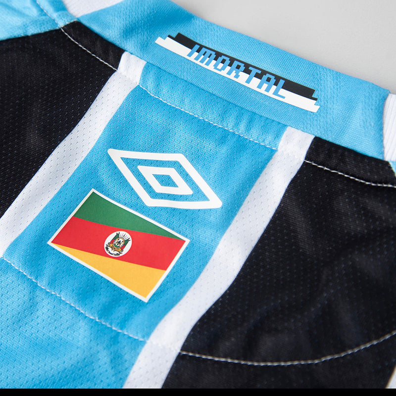 Camisa Feminina Grêmio 25/26 Home Umbro Torcedor - Preta e Azul