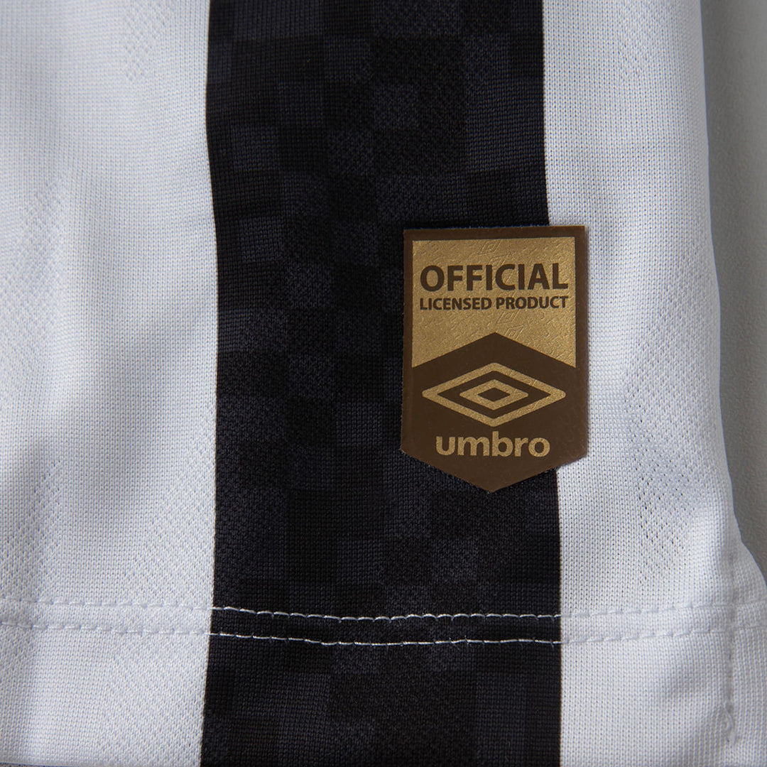 Camisa Feminina Santos 25/26 Umbro Away Torcedor - Preta e Branca