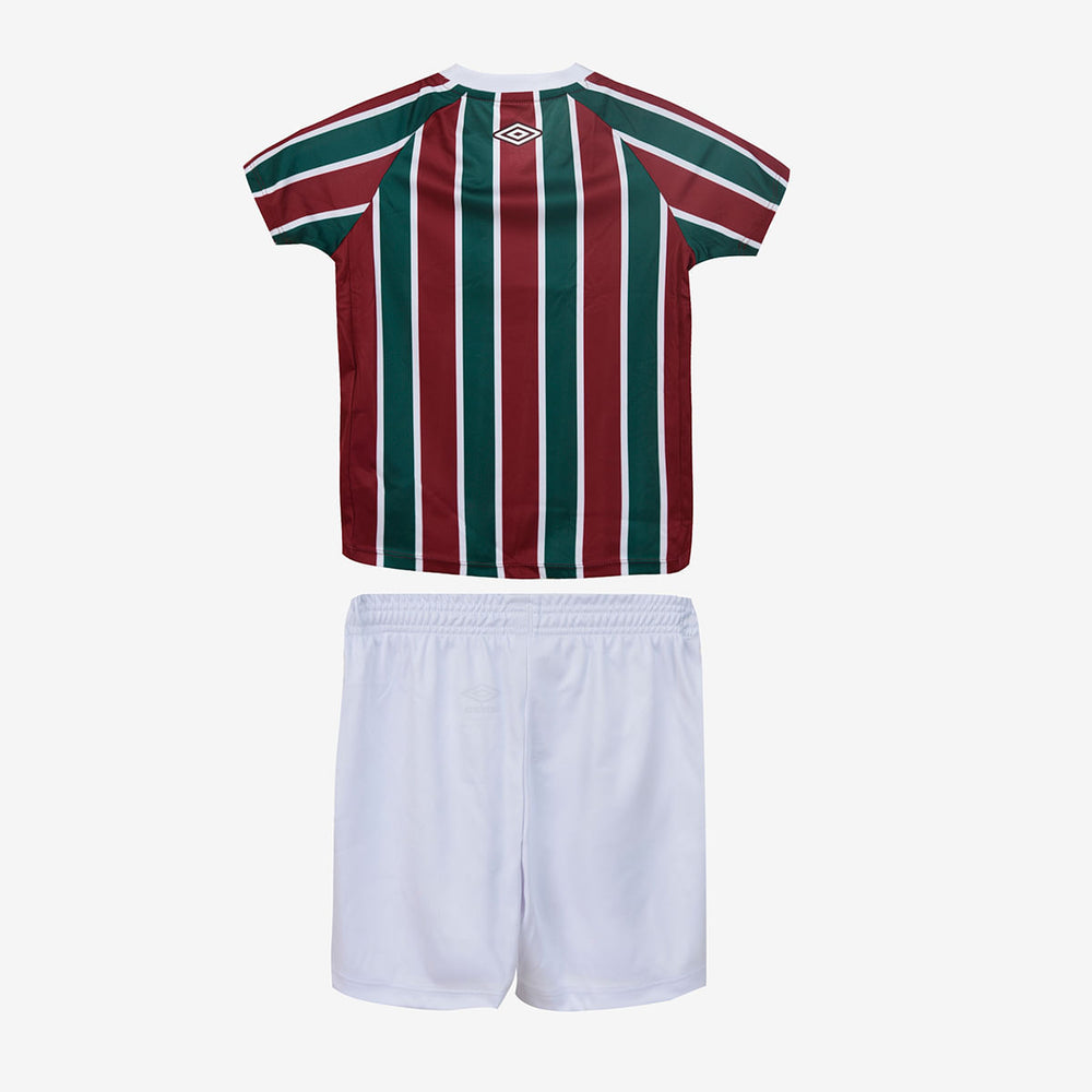 Conjunto Infantil Fluminense 25/26 Home Umbro - Vinho e Verde