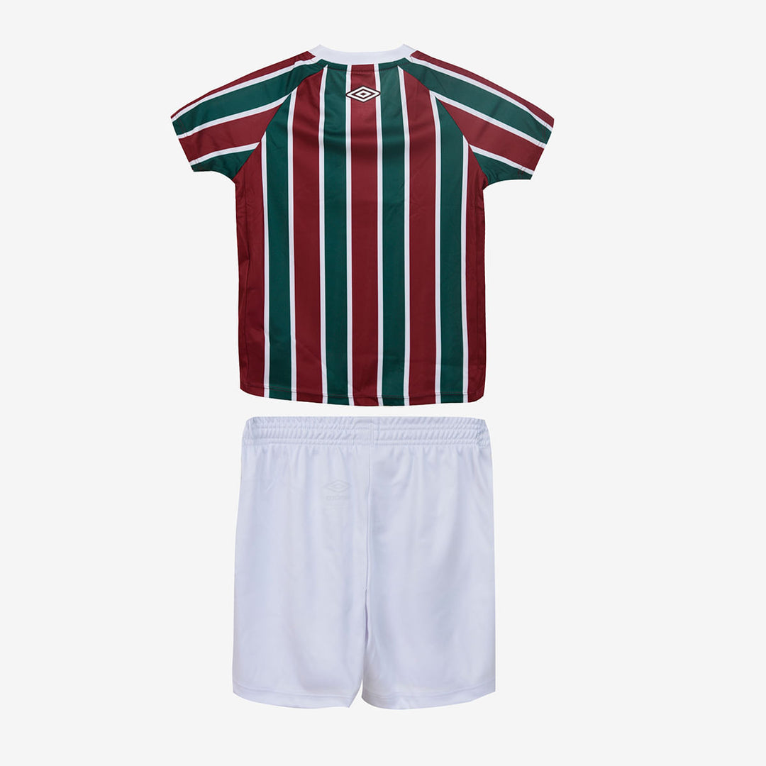 Conjunto Infantil Fluminense 25/26 Home Umbro - Vinho e Verde