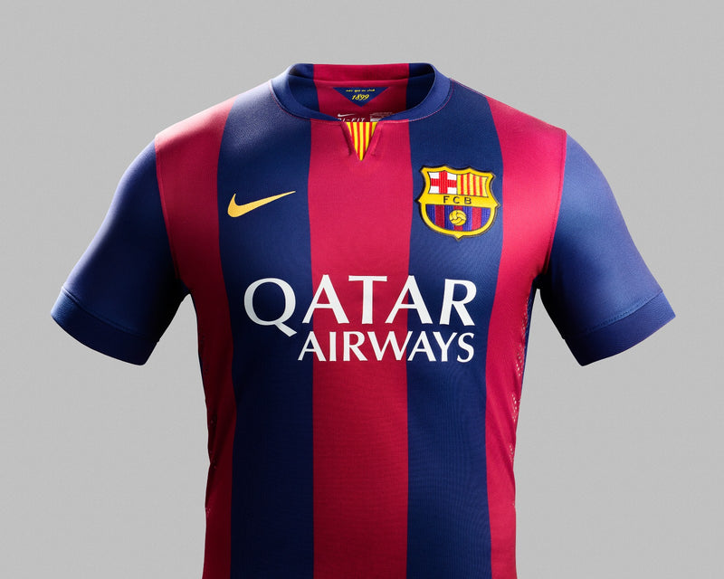 Camisa Retrô Barcelona Home 14/15 Nike Torcedor Masculina