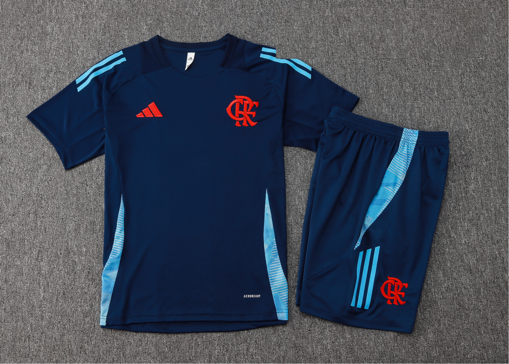Conjunto de Treino Flamengo 25/26 Adidas - Azul Escuro